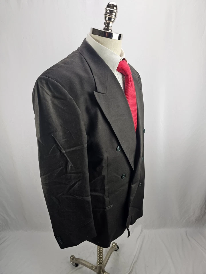 Chaqueta Blazer Hombre Mani Verde Doble Pecho Lana 44R Foto 2 de 4