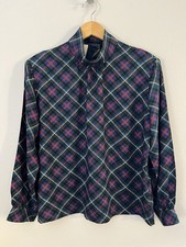 Country Sophisticates Pendleton Vintage Multicolor Plaid Paisley Skirt Suit 14