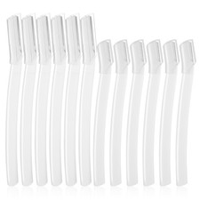 12 PCS Face Razors for Women Exfoliating Dermaplaning Tool Stainless Steel Ey...