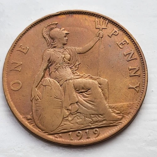 1919 George V Penny — photo from another recent sale
