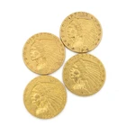 1909-1915 $2.50 Indian Head Quarter Eagle Gold Coins Lot of 4 No Reserve #C743-6