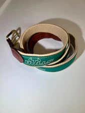 Vintage Zep-Pro Bulls Belt – Size 40 – Made in USA – Solid Brass Buckle