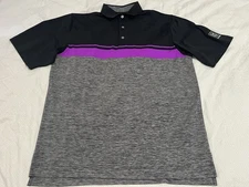 Footjoy Golf Polo TPC Scottsdale Men's Size L Purple Short Sleeve Polo Shirt