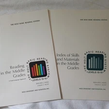 holt reading Middle School language Arts Lesson Plans Index 13-15 Teacher '73