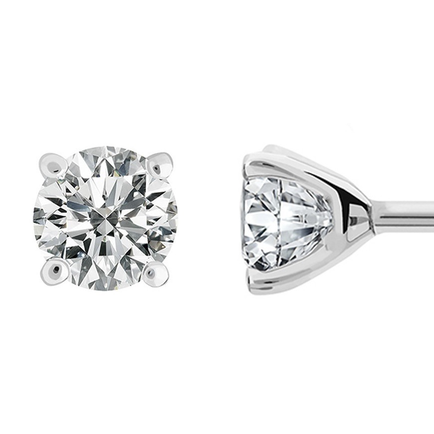 Pendientes Plata de Ley Sello 925 con Circonita CZ. Regalo Novia, Niña