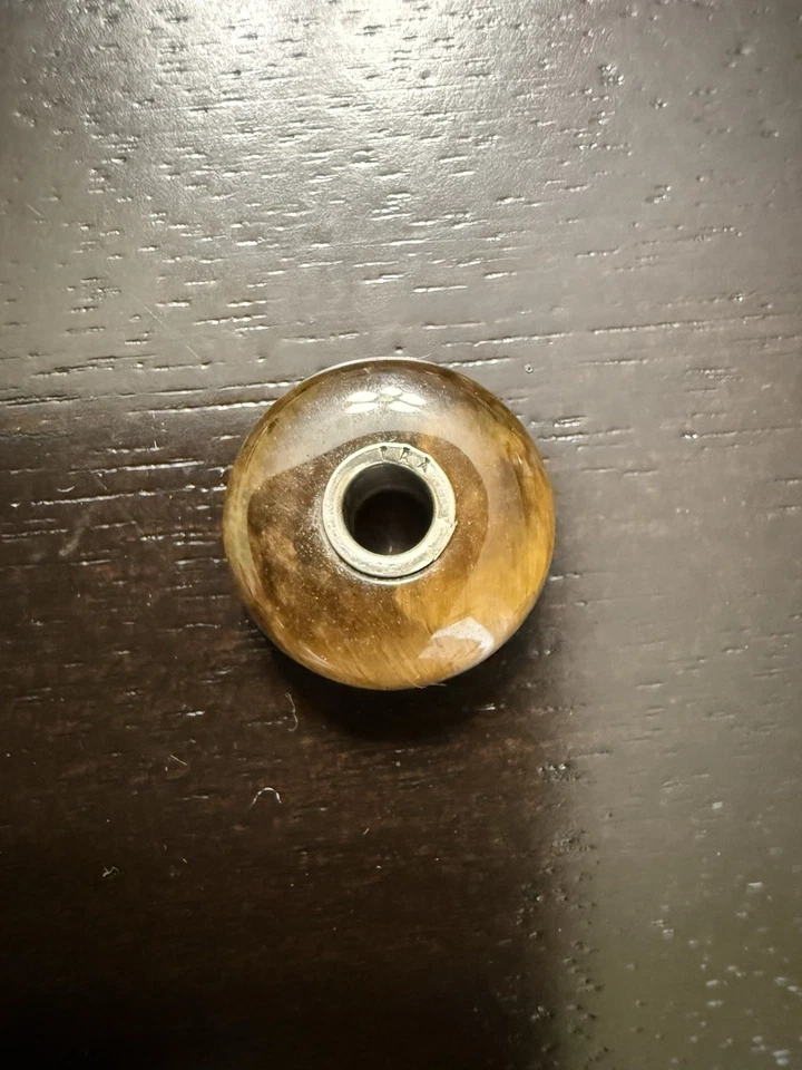 TROLLBEADS Cuentas de Cuarzo Ojo de Tigre LAA 925S Piedra Preciosa Delgada Foto 4 de 4