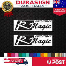 R Magic - Pro Staff  | Premium Vinyl Decal Sticker | Car | Ute | Boat | Window |