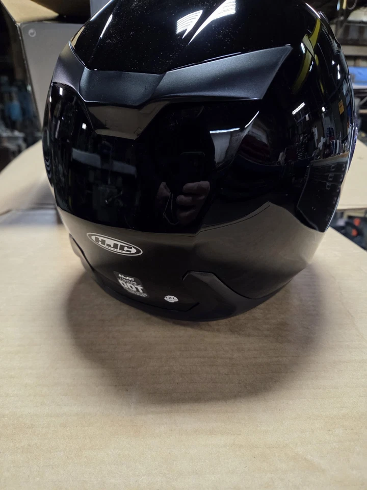 Casco de motocicleta HJC i10 negro 4XL cara completa i-10 negro ¡COMO NUEVO!! Foto 3 de 4