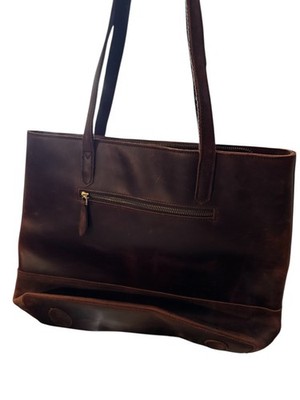 Crazy Horse Leather tote