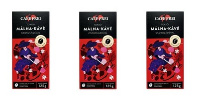 (3)CAFE FREI RASPBERRY&CHOCOLAT FLAV. WHOLE BEAN COFFEE 125GR 3X125GR  INCL.DUTY