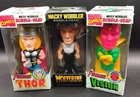Funko Wacky Wobbler BOBBLEHEAD Marvel Lot of 3 THOR WOLVERINE VISION NOS