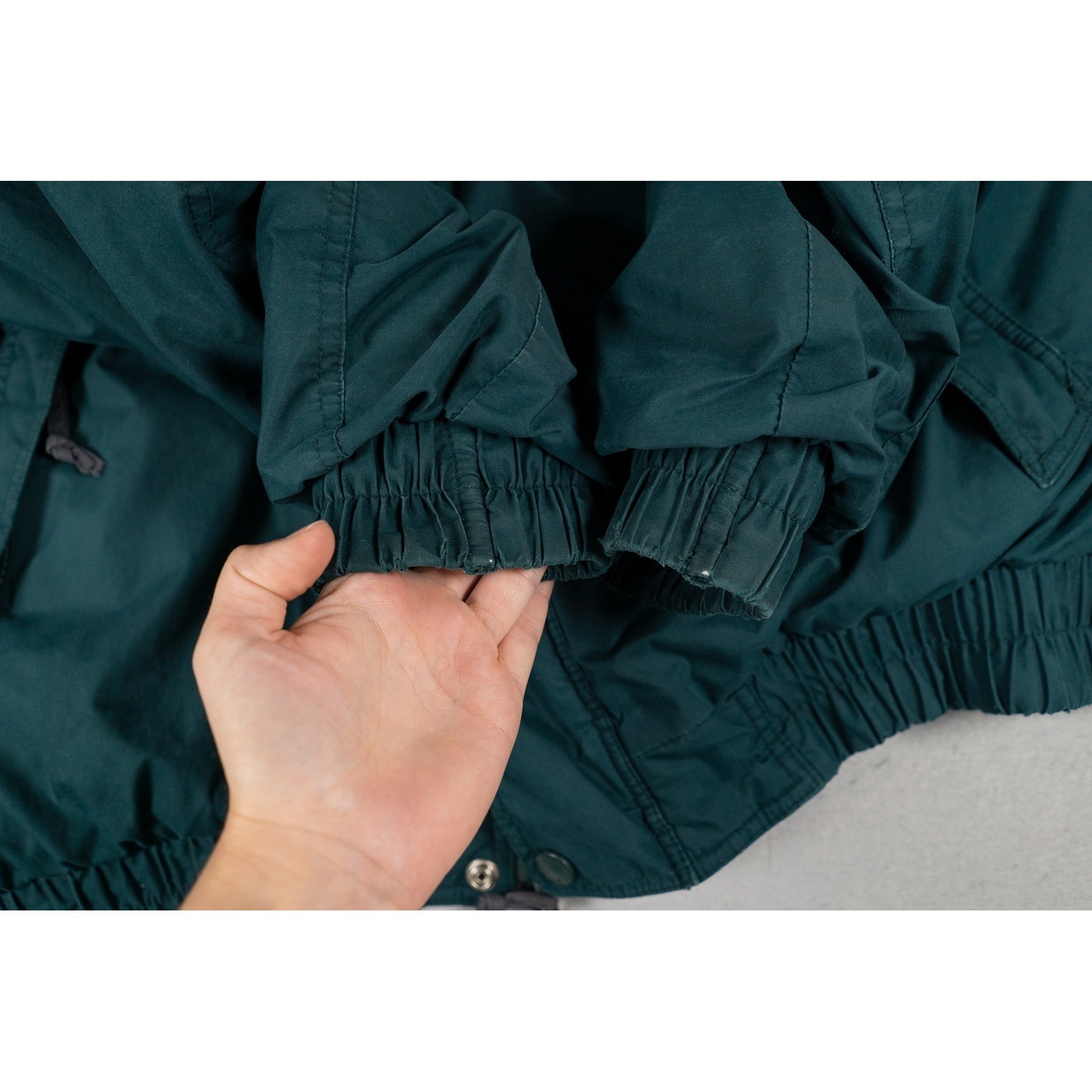 Vintage St Johns Bay Mens Bomber Jacket Green Size L Insulated Puffer Coat image 10