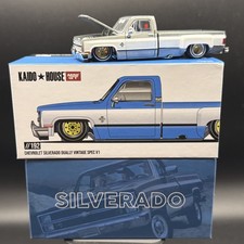 CHASE 🏆 Kaido House 1:64 Raw Chevrolet Silverado Dually Vintage Spec V1 KHMG192
