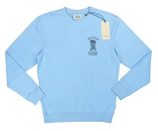 Scotch & Soda Crew Neck Pullover Men's Sweatshirt S NWT Spring Blue