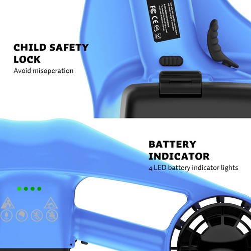 Scooter Subacqueo Elettrico Seascooter con Action Camera Mount Scooter Marino a - Foto 21 di 24