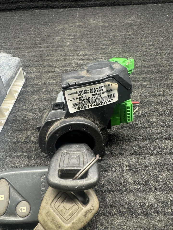 ⭐2001-2003 HONDA CIVIC EX ECU 37820-PLR-L05 M/T + ИММОБИЛАЙЗЕР/ЦИЛИНДР/КЛЮЧ/NON-VT⭐ - Изображение 2 из 4