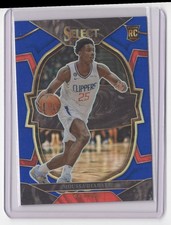 2022-23 Panini Select Blue Prizm Moussa Diabate Rookie Los Angeles Clippers #92