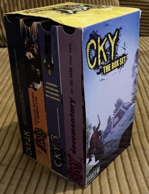 Cky-The Box Set VHS/4x VHS Bam Margera,Jackass,Camp kill yourself,Landspeed/MTV
