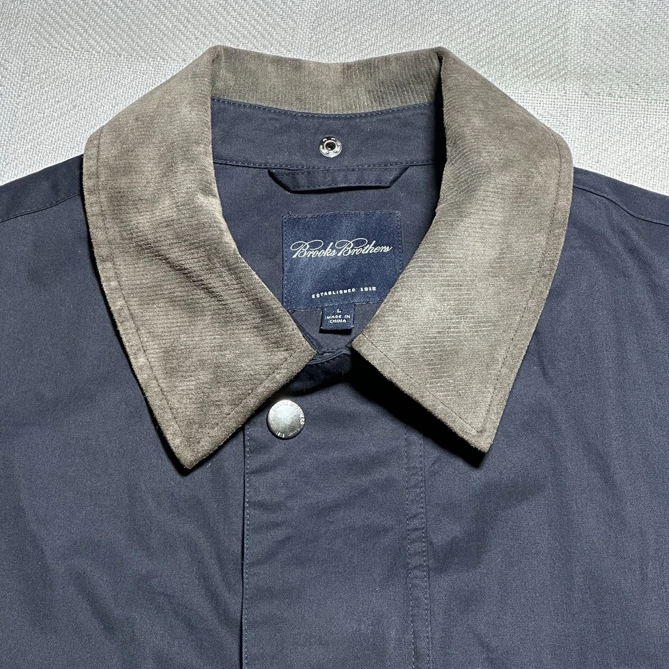 Brooks Brothers Chore Coat Mens Large Corduroy Wool Flannel Lined Barn Jacket - Image 4 of 4