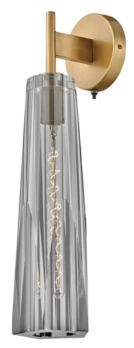 Fredrick Ramond FR31100-SM Cosette 1 Light 21" Tall Wall Sconce - Brass - Picture 3 of 4