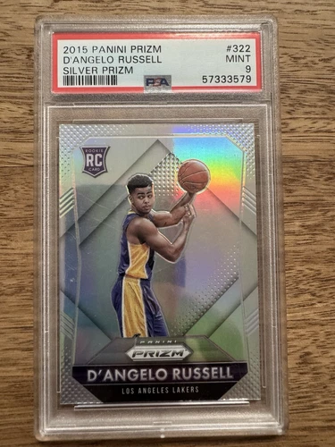 2015 Panini Silver Prizm D’Angelo Russell PSA 9 - Picture 1 of 2