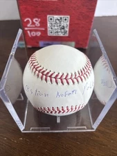 CRISTIAN PACHE AUTOGRAPHED SIGNED MLB BASEBALL OAKLAND A'S FULL NAME BAS X11844