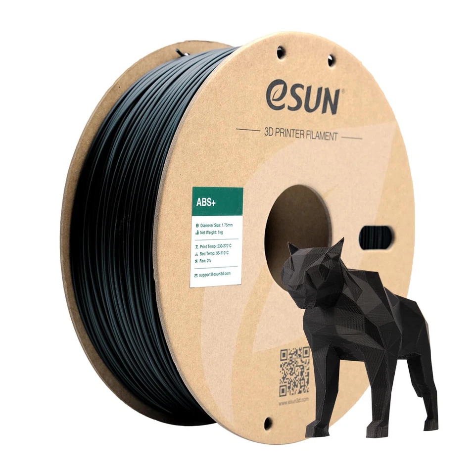 Esun 3D Printing Filament ABS PRO plus Spool 1.75Mm 1KG Dimensional Accuracy /-