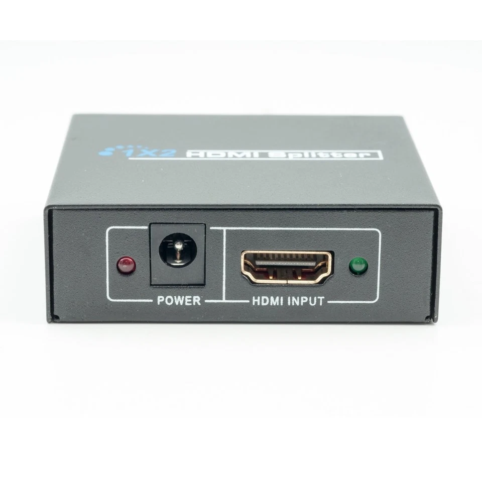 1x2 HDMI Splitter 1to2 ver1.4 HDMI Audio Video Supporto 3D 1080P HD HDTV Spina U - Immagine 3 di 4