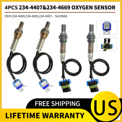 4X Up/Downstream Oxygen O2 Sensor For 2003-2006 Chevrolet Silverado 2500 HD 6.0L