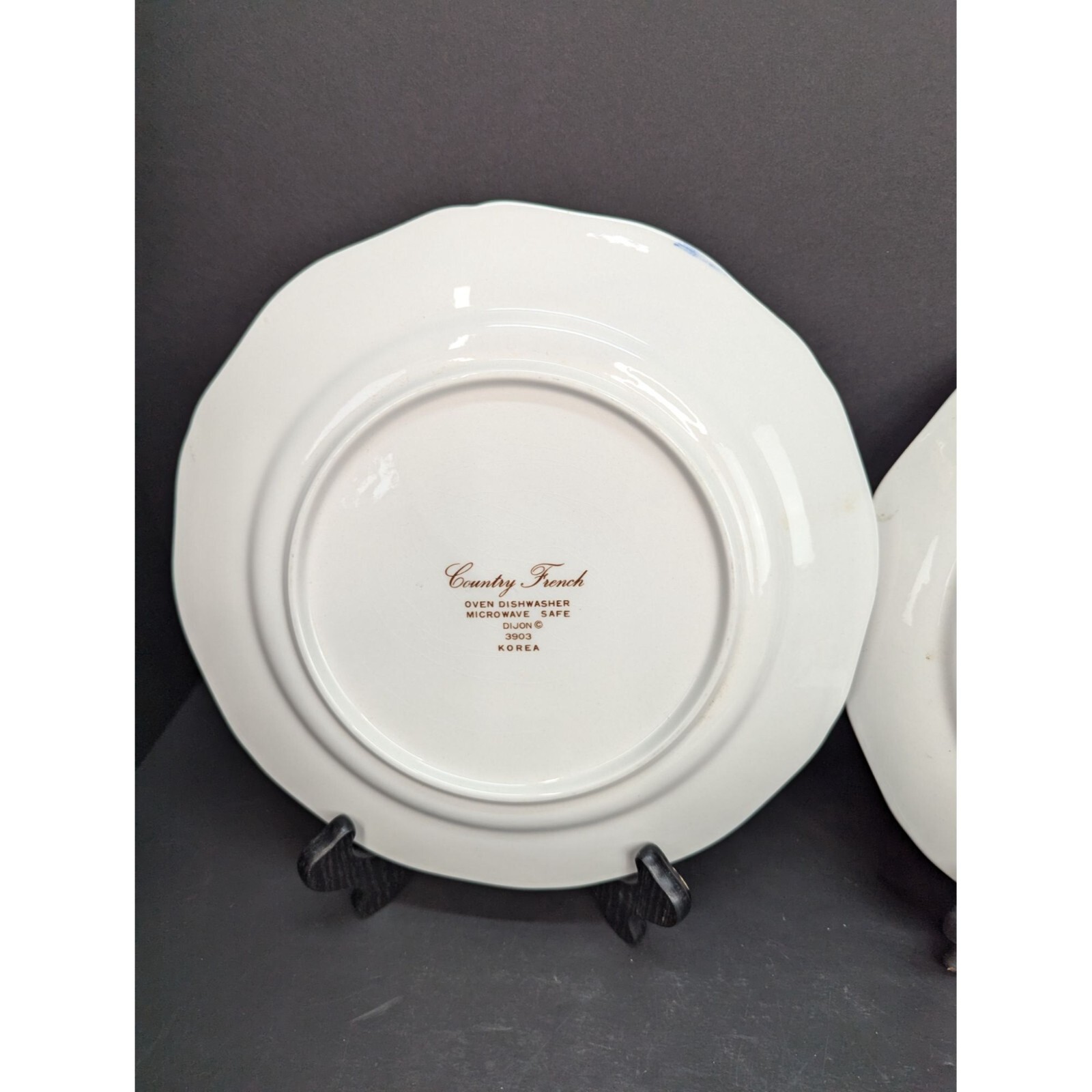 Country French Dijon 3903 11 Inch Replacement Dinner Plate Lot of 2