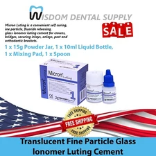 Micron Luting Translucent Fine Particle Glass lonomer Luting Cement