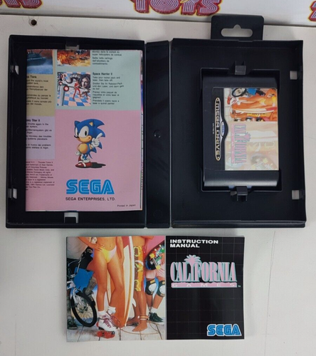 California Mega Drive 1991 Sega 16 Bit Cartridge New Pal Genesis Deadstock Rare - Picture 3 of 3