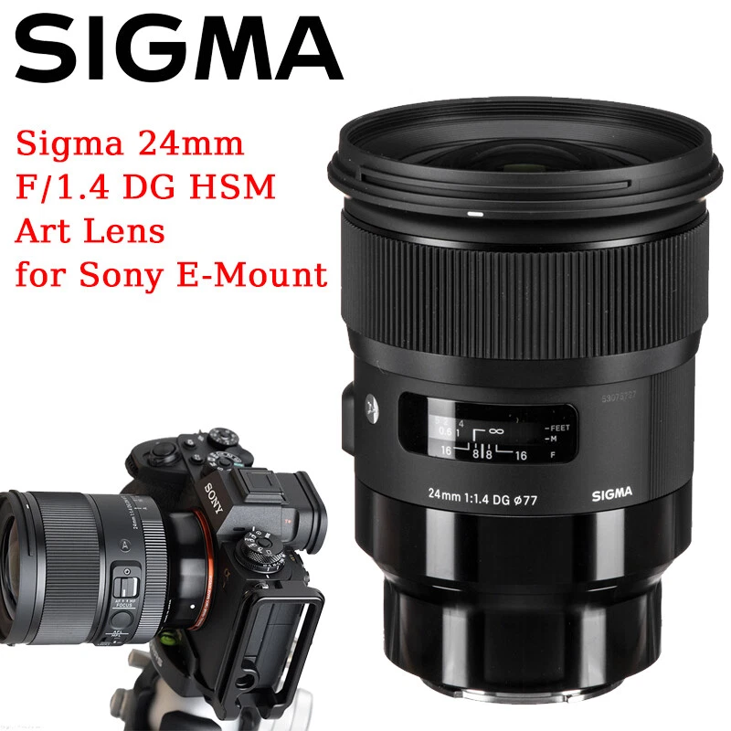 Objectif Sigma 24mm F/1,4 DG HSM Art - Monture Nikon F, état Top, Occasion