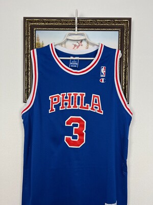 Vintage Champio NBA Philadelphia 76ers Allen Iverson Jersey Shirt