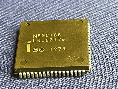 N80C188 CPU Intel PLCC 80C188 UOS RARE LAST ONES | eBay