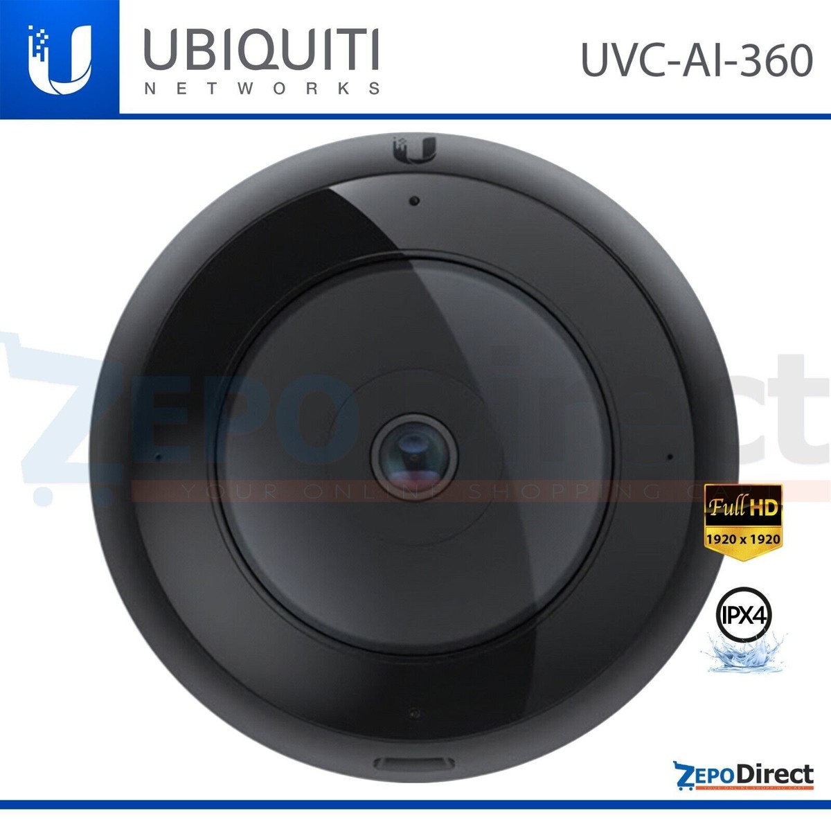 Ubiquiti Networks UniFi Protect AI 360 IPX4 PoE Security Camera