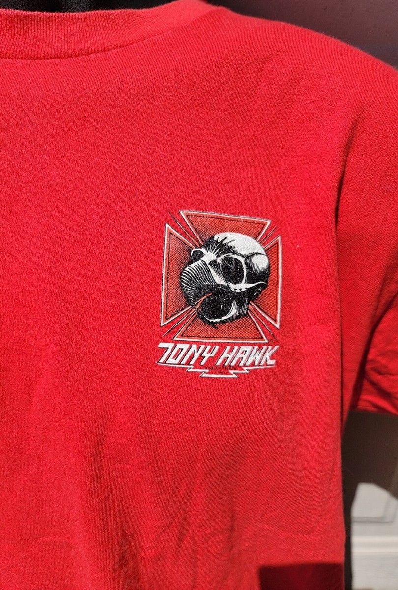 Vintage 80's Powell Peralta Tony Hawk Skateboard T Shirt Rare OG