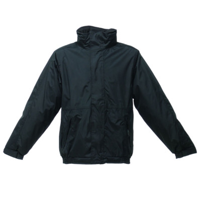 Regatta Herren wasserdichte atmungsaktive Dover Plus Bomber Arbeitsjacke Hoodie schwarz