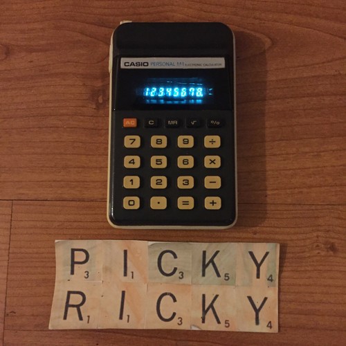 Retro Working CASIO PERSONAL M1 8 Digit Green LCD Electronic Calculator |  eBay