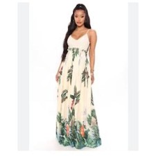 Fashion Nova Ancient Rome maxi dress size small NWT
