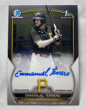 Enmanuel Terrero 2023 Bowman Chrome 1st  Prospect Autographs