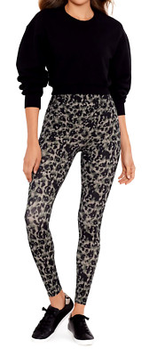 MIRACLESUIT Women's Tortoise Shell Performance 7/8 Leggings sz S Small Shapewear