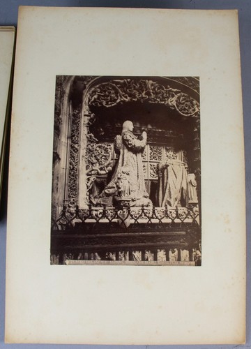 BURGOS Cathedral SPAIN set of 21 original photographs c1890 mounted albumen - Picture 20 of 24