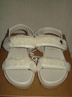 100% AUTHENTIC NEW WOMEN LOUBOUTIN LOCK COOL WHITE WOOL SANDALS US 8 — photo 3