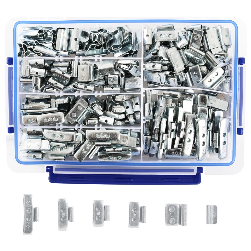 225x TECPO AUSWUCHT-GEWICHTE SCHLAGGEWICHTE für STAHL-FELGEN 5g-30g - Bild 2 von 4