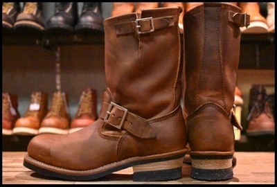 Red Wing 2972 Engineer Boots 8D Copper Rough & Tough Steel Toe USA 
