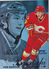 12-13 Fleer Retro Sven Baertschi /150 Flair Showcase Legacy Collection 2012