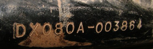FRONT AXLE with Nut -------- 1980 KAWASAKI KDX 80 kdx80 - Bild 2 von 2