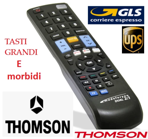 TELECOMANDO UNIVERSALE THOMSON; CLICCA SUL TUO MODELLO LO RICEVERAI GIA' PRONTO - Immagine 2 di 4