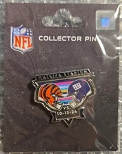 2024 Cincinnati Bengals New York Giants GAME DAY PIN 10/13/24 Crucial Catch